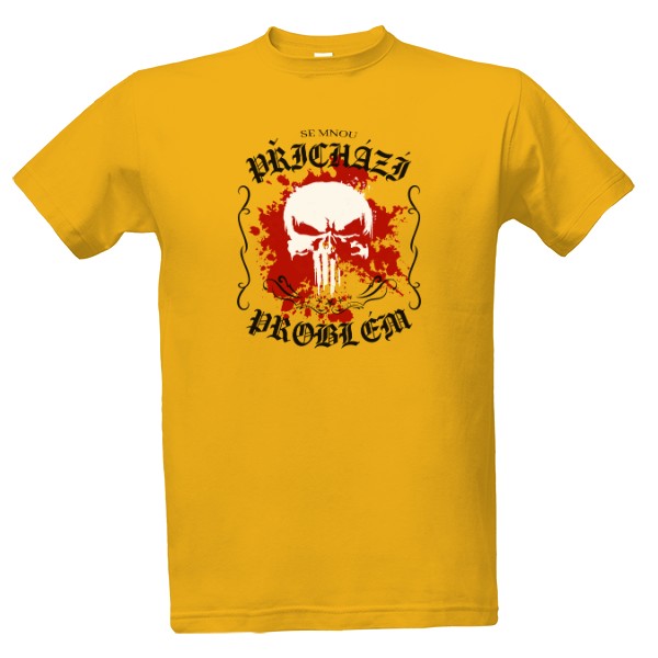 Přichází problém-Lebka-černý text 