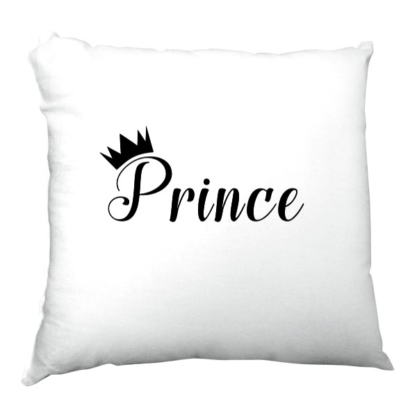 Vankúš saténový s potlačou Prince