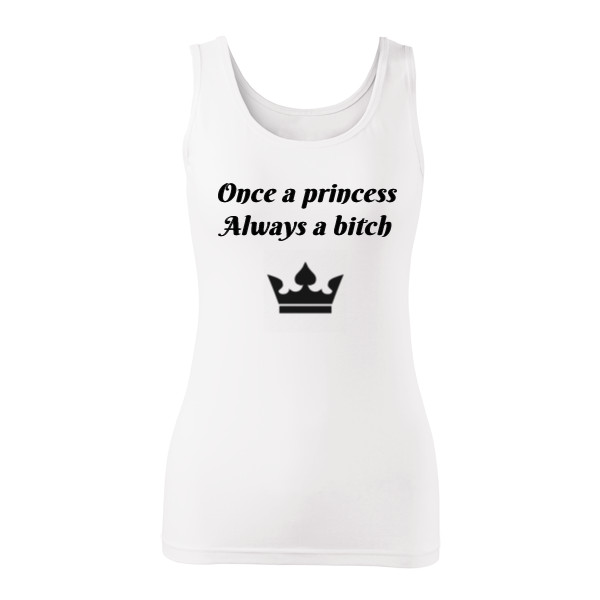 Tričko s potiskem Princess Bitch