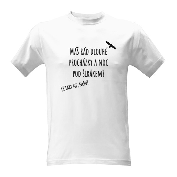 Tričko s potiskem Milovník přírody