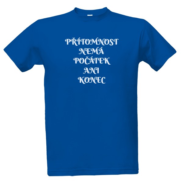 Tričko s potlačou přítomnost
