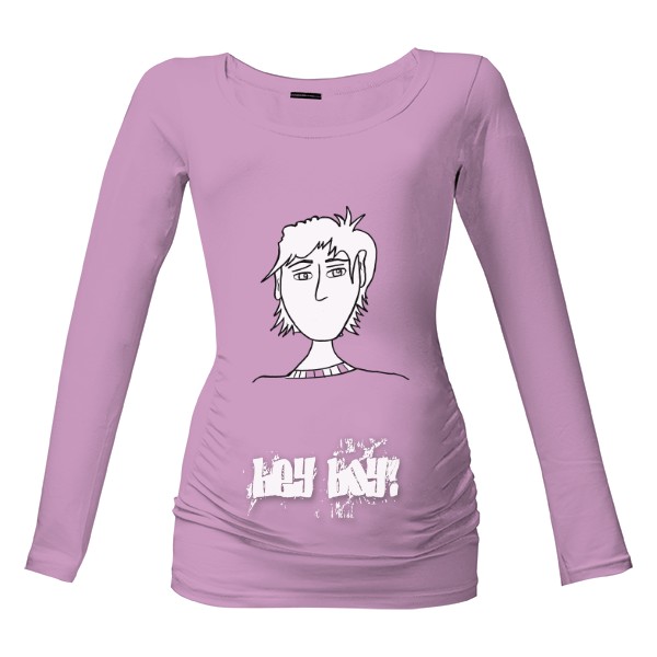 Tričko pro nastávající maminky - HEY BOY