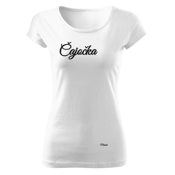 Tričko s potiskem Pro super babu - Čajočka