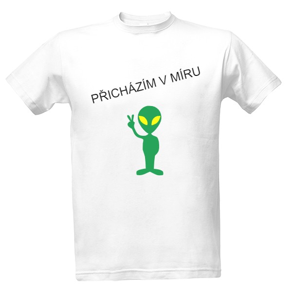 Tričko s potiskem Mír
