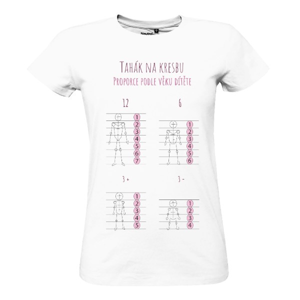 Tričko s potiskem Tahák pro výtvarníky