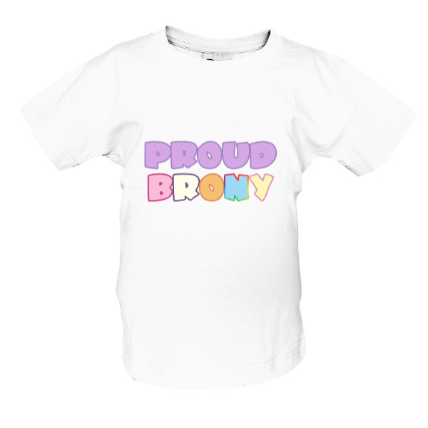 Tričko s potiskem Proud Brony