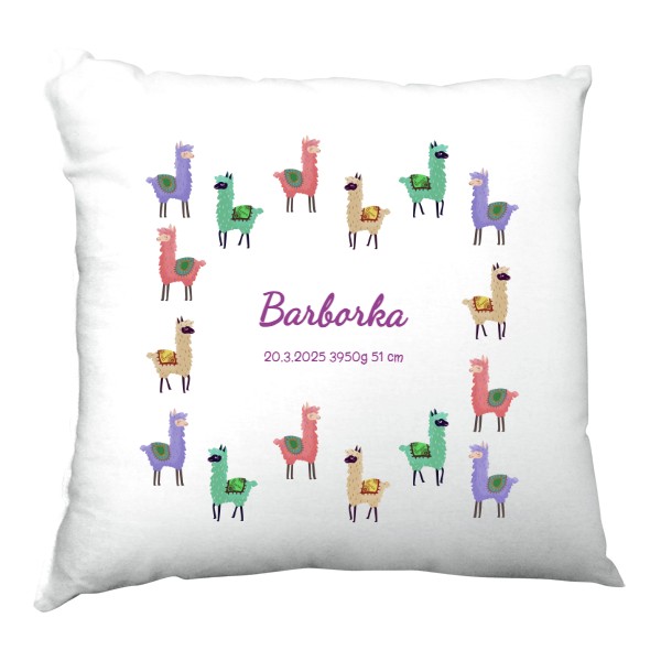 Satin Pillow s potiskem Nový produkt