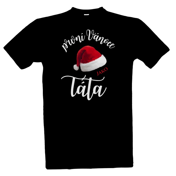 První Vánoce jako táta Santova čepice a rok