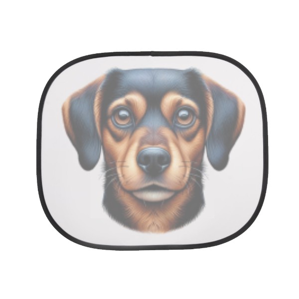 Stínítko do auta s potiskem Psí hlavička