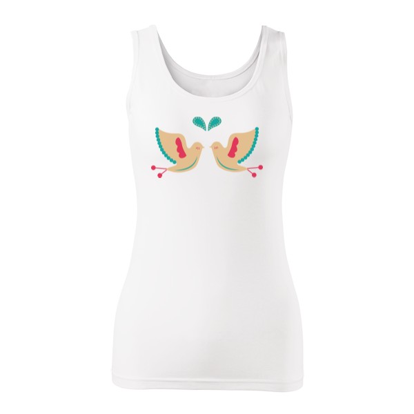 Tričko s potlačou Vtáčiky 