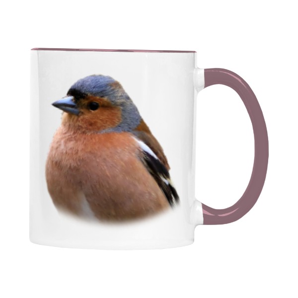 Hrnek malý barevný s potiskem Ptáček