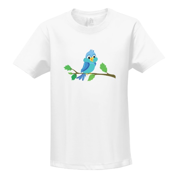 Tričko s potiskem Ptáček