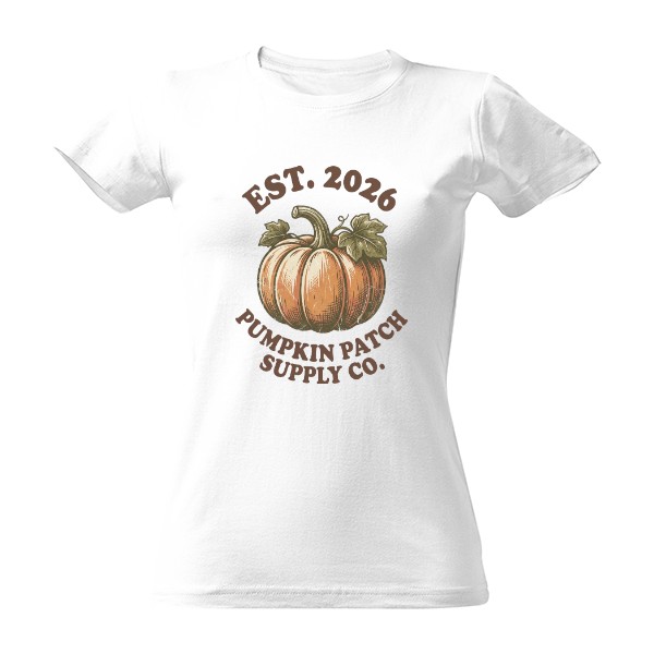 Tričko s potlačou Pumpkin Patch Supply – EST. 2026