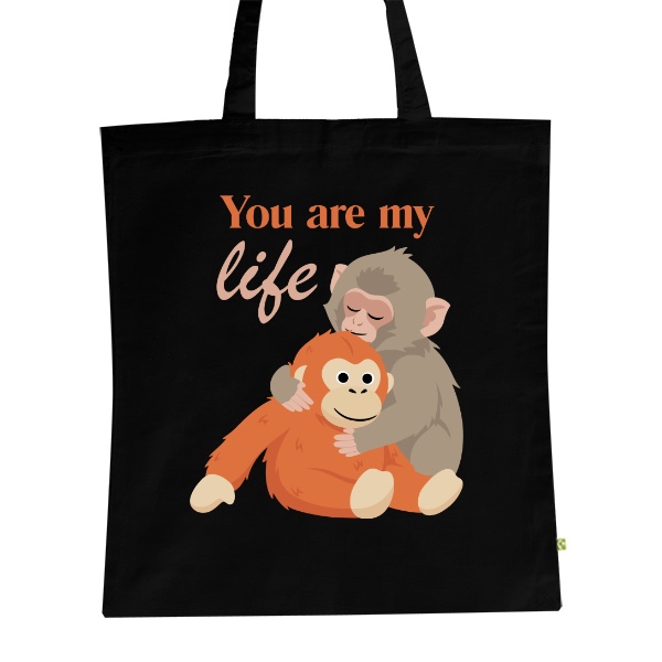 BIO platená taška s potlačou Punch baby taška