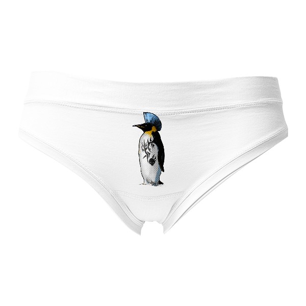 Kalhotky Fox - Výpredaj s potlačou Punkguin