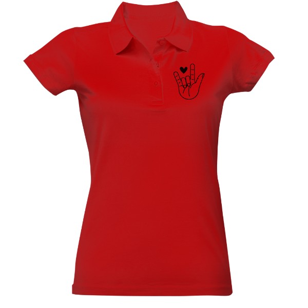 Ladies' poloshirt Single Punkové 