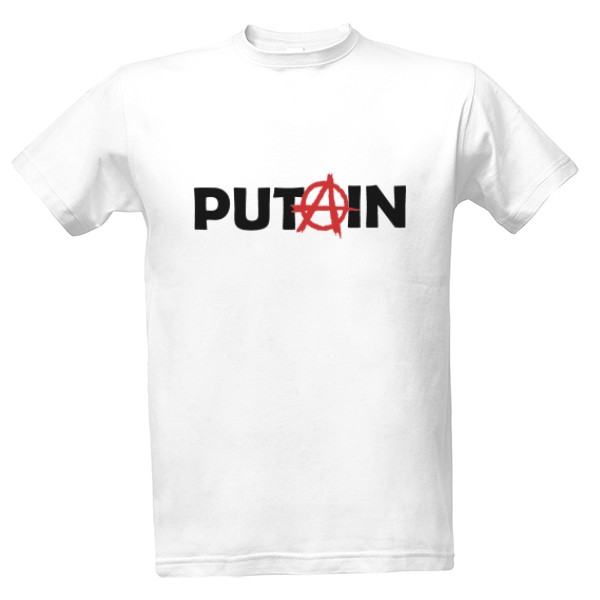 Put A in black T-shirt