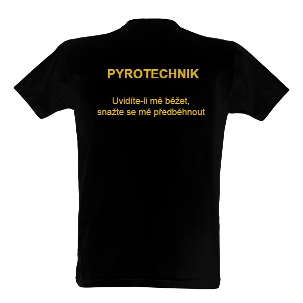Tričko s potiskem Pyrotechnik