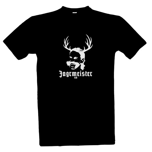 Tričko s potiskem Jagrmeister 68 - Bílý potisk