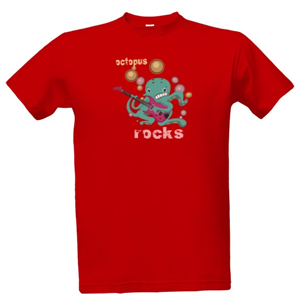 Tričko s potlačou Octopus Rocks