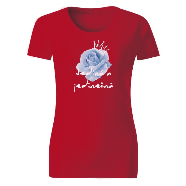 Tričko s potiskem Queen energy red