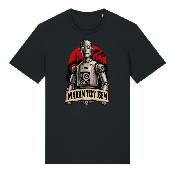 T-shirt R.U.R. Robot – I Work, Therefore I Am