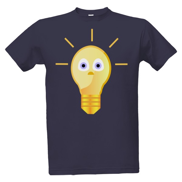 Tričko s potlačou Žárovka