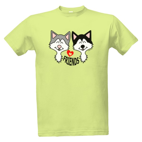 Tričko s potiskem P Luci Friends