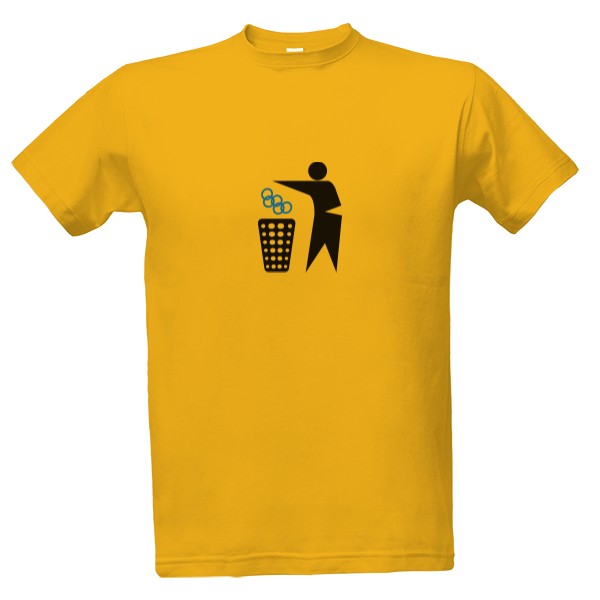 Tričko s potiskem Kruhy do koše