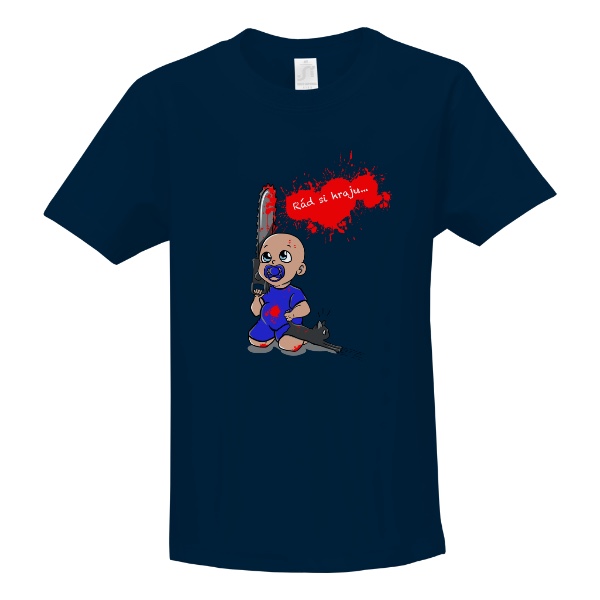 Tričko s potiskem Rád si hraju