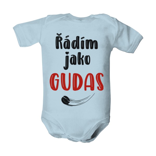 Dětské body  s potiskem Řádím jako Gudas