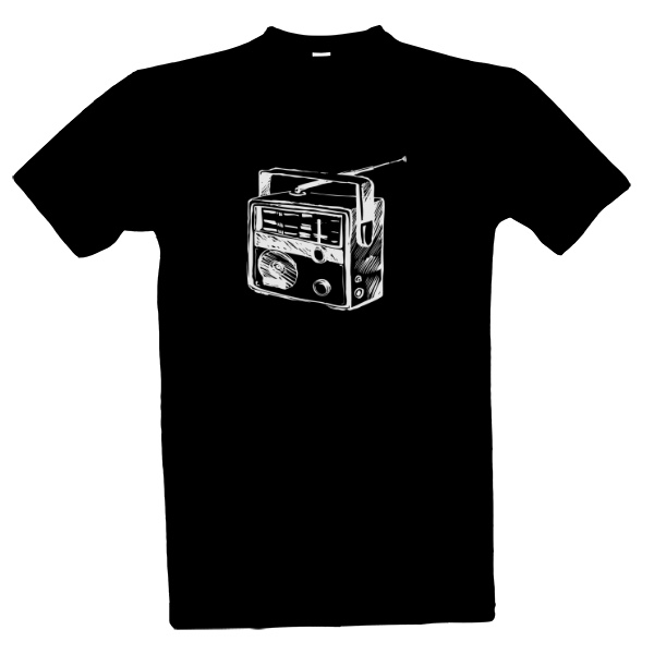 Tričko s potlačou Tričko Rádio