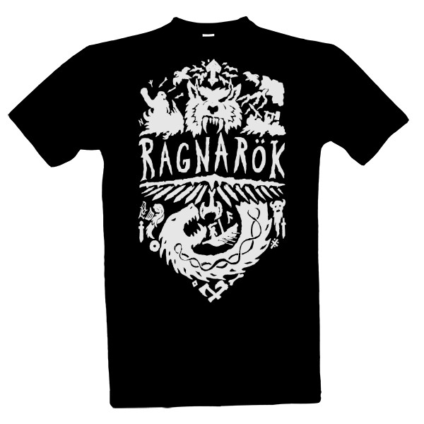 Ragnarok konec světa černobílý