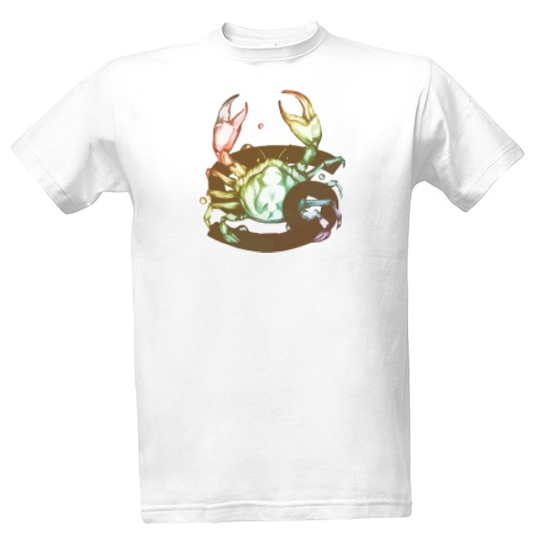 Tričko s potiskem Rak-Znamení zvěrokruhu barevné