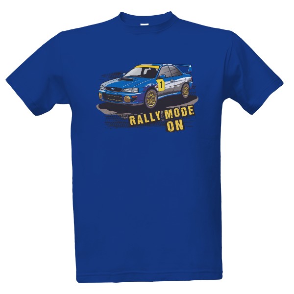 Tričko s potiskem Rally mode ON
