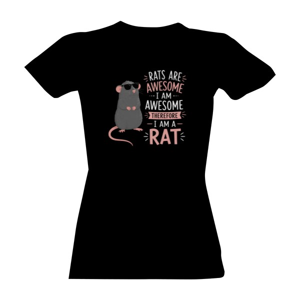 Tričko s potlačou Rats are awesome