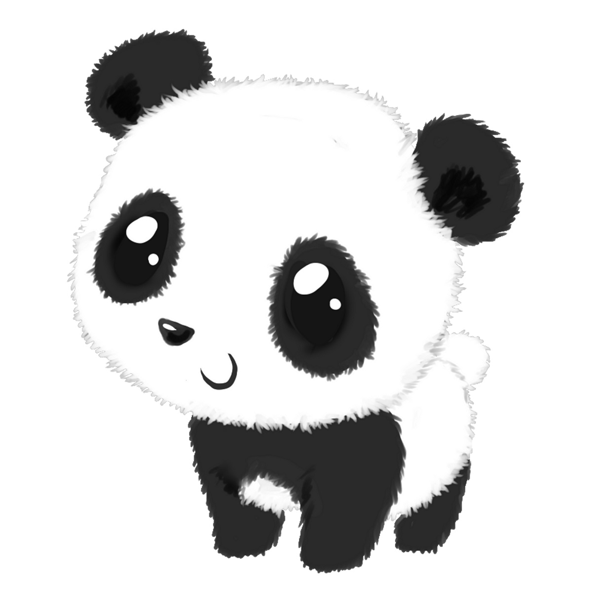 Polštář saténový s potiskem Panda