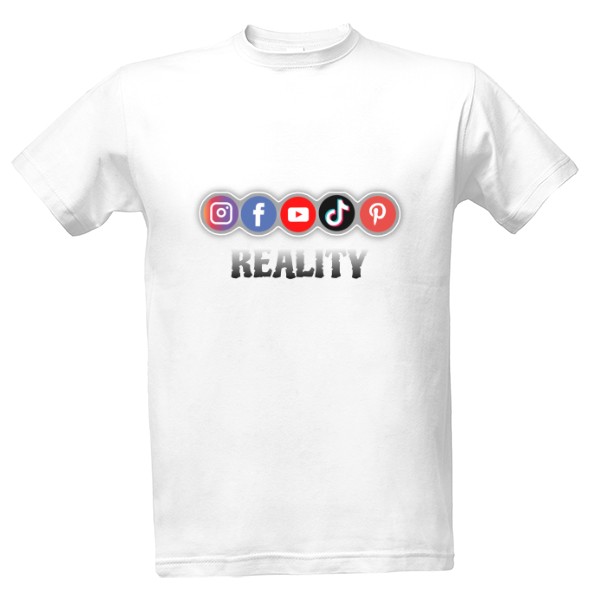 Tričko s potiskem Realita života