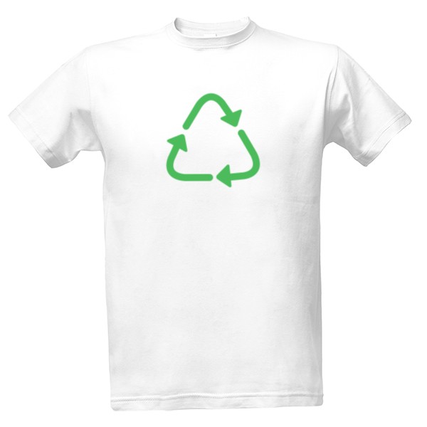 Tričko s potlačou Recyklácia
