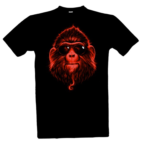 Tričko s potiskem Red Monkey - Pánské