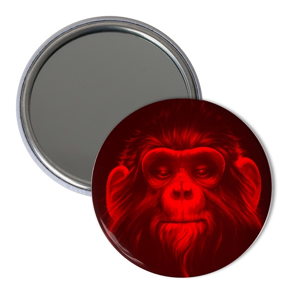 Zrcátko s potiskem Red Monkey (Zrcátko)