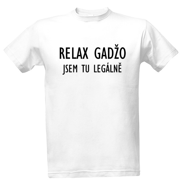 Tričko s potiskem Relax