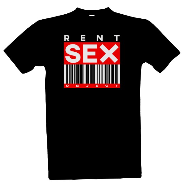Tričko s potiskem Rent Sex Object