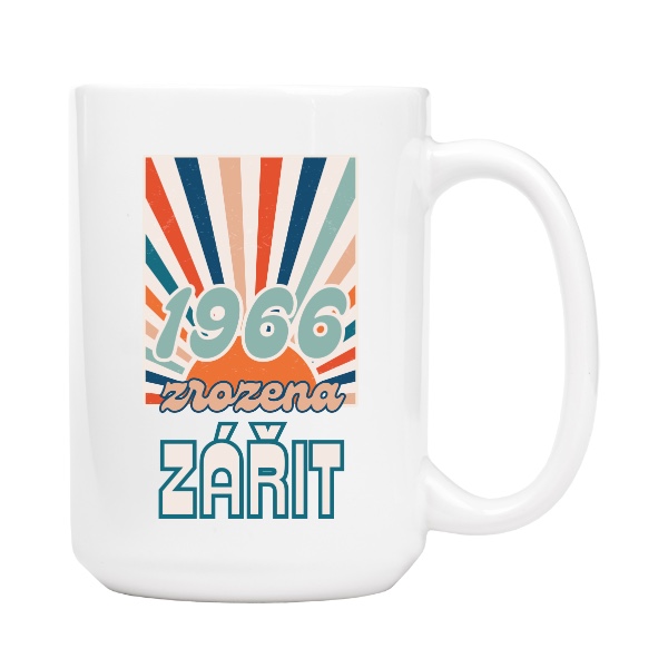 Retro 1966 zrozena zářit narozeninový dárek