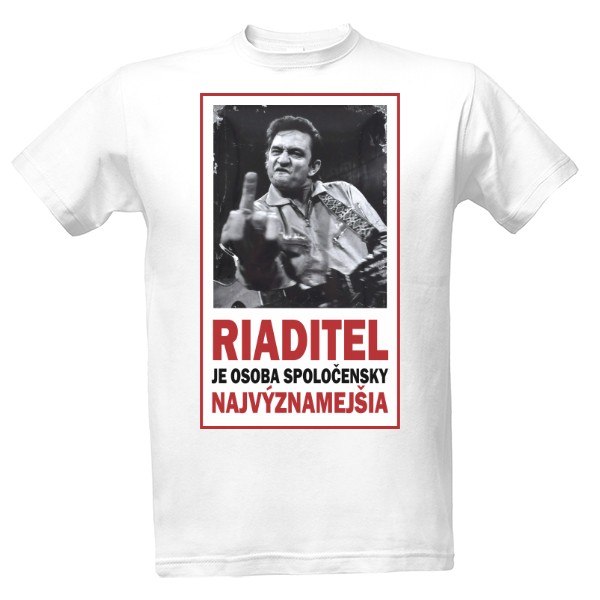 Tričko s potiskem Riaditel