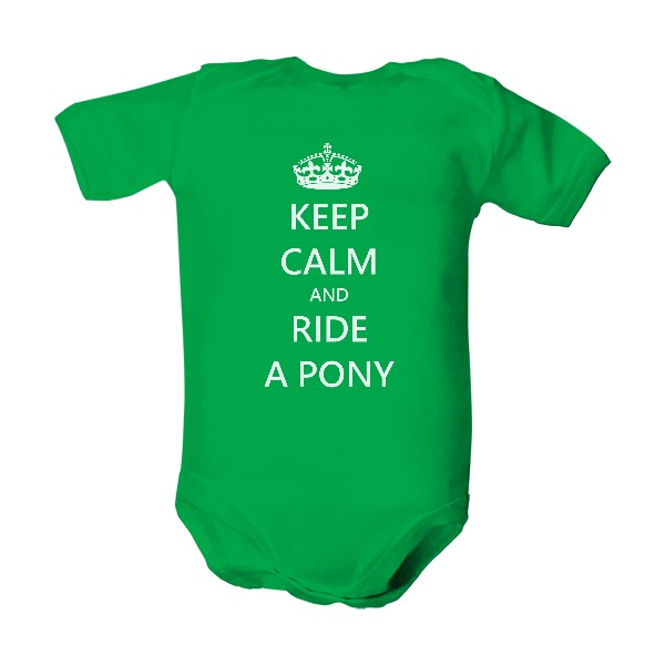Dětské body  s potiskem Ride a Pony DII