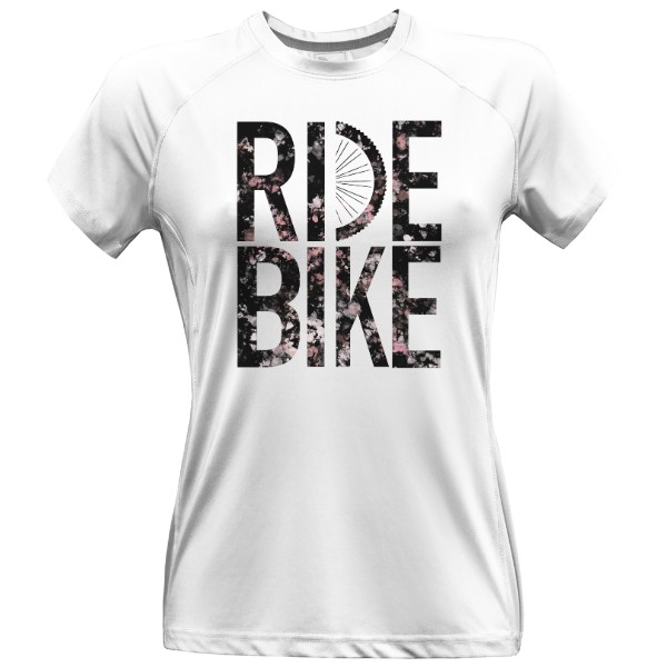 Dámské funkční tričko Premium s potiskem Ride bike pink