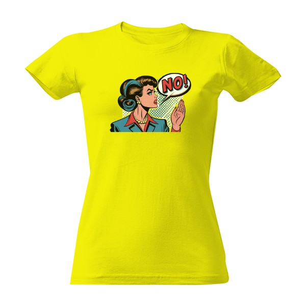 Tričko s potiskem Říkám NE