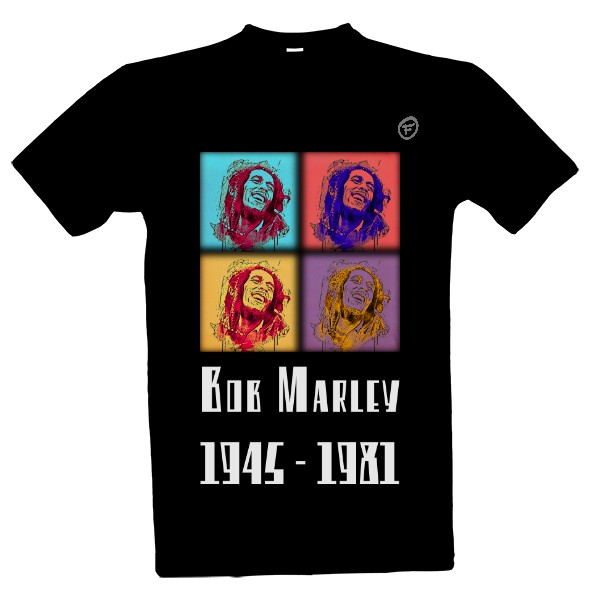 Tričko s potiskem Bob Marley