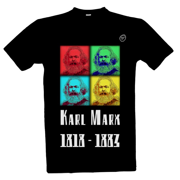 Tričko s potiskem karl marx